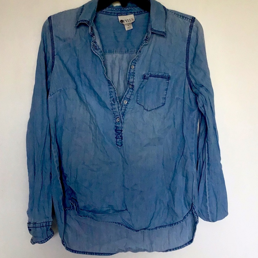 Cute denim jean top